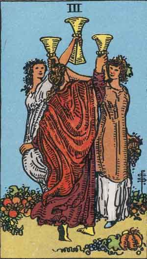 three of cups